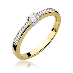 Pierścionek W288 Diament...