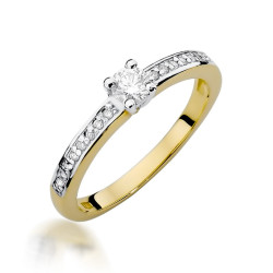 Pierścionek W288 Diament...