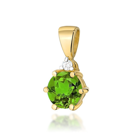 Zawieszka Z076 Oliwin 0,60ct żółte złoto