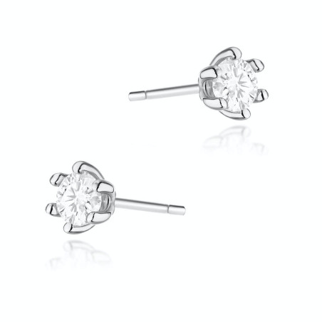 Kolczyki KO222 Diament 2 x 0,10ct białe złoto