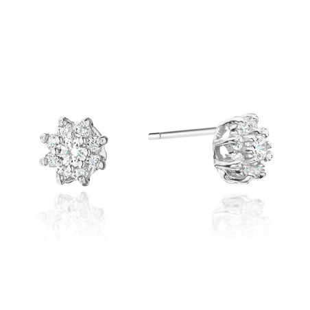 Kolczyki KO508 Diament 2 x 0,10ct białe złoto