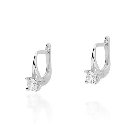 Kolczyki KO381 Diament 2 x 0,20ct białe złoto