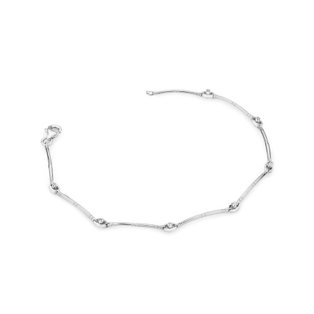 Bransoletka B36722 z diamentami białe złoto