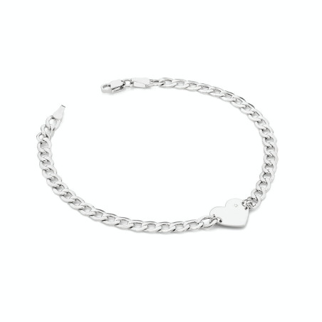 Bransoletka B006 z diamentami białe złoto