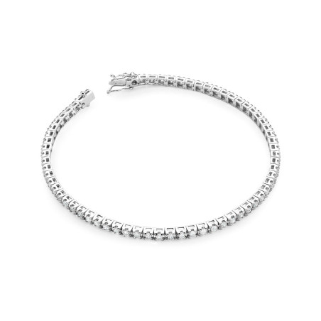 Bransoletka B39150 z diamentami białe złoto