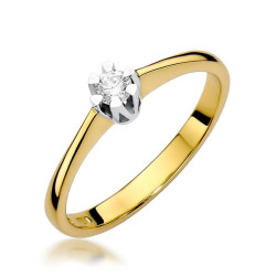 Pierścionek W319 Diament...