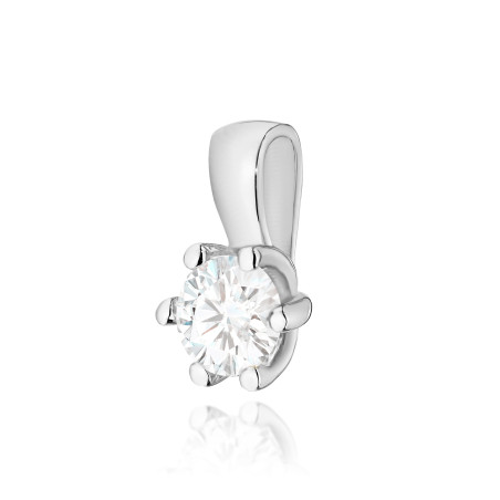Zawieszka Z222 Diament 0,30ct białe złoto