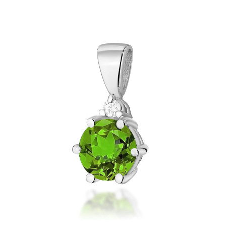 Zawieszka Z076 Oliwin 0,60ct białe złoto