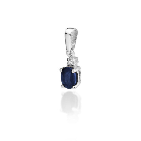 Zawieszka Z001 Szafir 0,70ct białe złoto