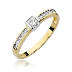 Pierścionek W327 Diament...
