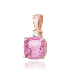 Zawieszka Z003 Różowy Topaz...