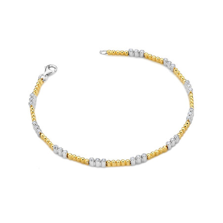 Bransoletka B44664 z diamentami żółte złoto