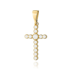 Krzyż K008 Diament 0,10ct...