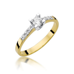 Pierścionek W339 Diament...