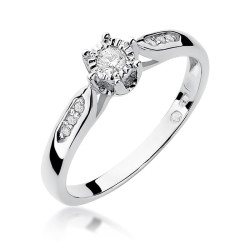 Pierścionek W328 Diament...