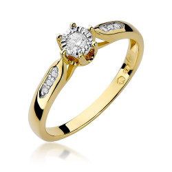 Pierścionek W328 Diament...
