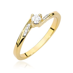 Pierścionek W0262 Diament...