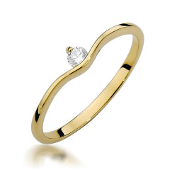 Pierścionek W385 Diament...