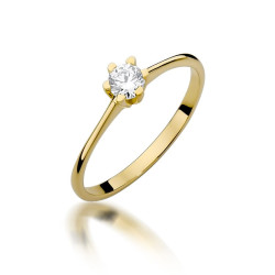 Pierścionek W387 Diament...