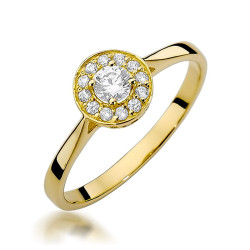 Pierścionek W390 Diament...