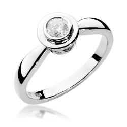 Pierścionek W294 Diament...