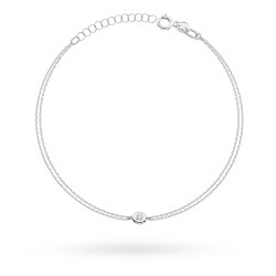 Bransoletka B038 z diamentem