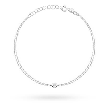 Bransoletka B038 z diamentem