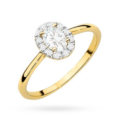 Pierścionek W0583 Diament...