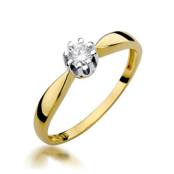 Pierścionek W228 Diament...