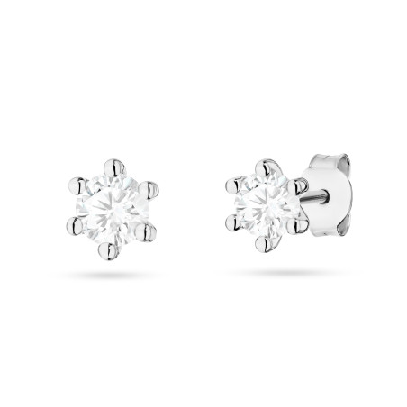 Kolczyki K0222 Diament Laboratoryjny 2 x 0,30ct białe złoto