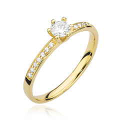 Pierścionek W459B Diament...