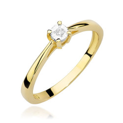 Pierścionek W463 Diament...