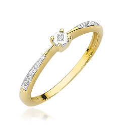 Pierścionek W465 Diament...