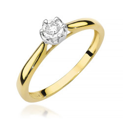 Pierścionek W468 Diament...