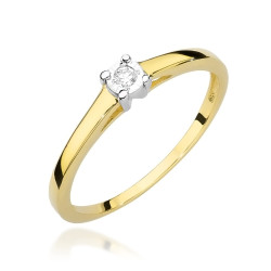 Pierścionek W471 Diament...