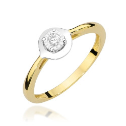 Pierścionek W472 Diament...
