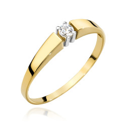Pierścionek W524 Diament...
