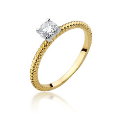Pierścionek W525 Diament...