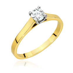 Pierścionek W526 Diament...