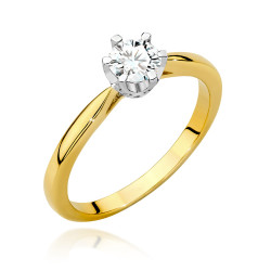 Pierścionek W539 Diament...