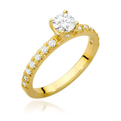 Pierścionek W546 Diament...