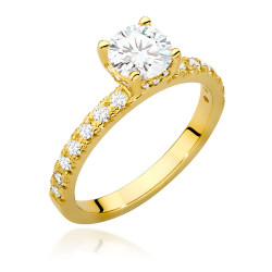 Pierścionek W546 Diament...