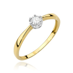 Pierścionek W567 Diament...