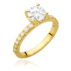 Pierścionek W546 Diament...
