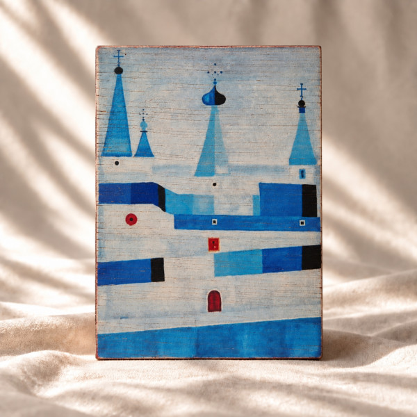 "Cerkiew" 11,8 x 8,8 cm (czerwony tył)