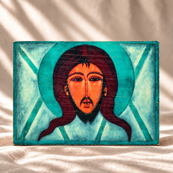 Jerzy Nowosielski – Mandylion, Oblicze Chrystusa 12,5 × 9 cm