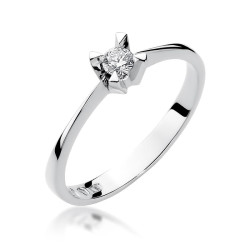 Pierścionek W058 Diament...