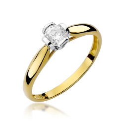 Pierścionek W086 Diament...