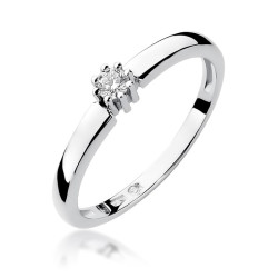 Pierścionek W128 Diament...