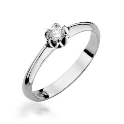 Pierścionek W134 Diament...